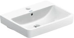Waschtisch Duravit No. 1 600 x 175 x 460 mm, mit &Uuml;berlauf, 1 Hahnloch, wei&szlig; -