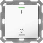 Taster Light 55 1-fach, RGBW, mit Temperatursensor, Reinwei&szlig; gl&auml;nzend,...