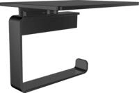Papierhalter emco loft mit Ablage, schwarz - 059813303
