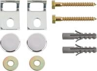 Geberit Urinal-Befestigungs-Set mit Abdeckkappen verchromt Kerafix - 551.070.00.0