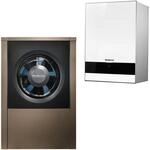 Buderus Luft-Wasser-W&auml;rmepumpe Logatherm WLW196i-11 AR B bivalent mit...