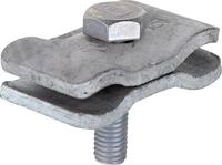 Parallelklemme tauchfeuerverzinkt Bewehrungsst&auml;hle - 62 x 35 mm