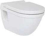 Combi-Pack Duravit Starck 3 Wand-Tiefsp&uuml;l-WC mit Softclose WC-Sitz, wei&szlig; -
