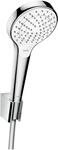 Handbrause-Set Hansgrohe Croma/Select S Vario/Porter S, Schlauch 1250 mm, wei&szlig;/chrom