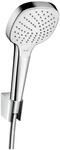 Handbrause-Set Hansgrohe Croma/Select E Vario/Porter, Schlauch 1250 mm, wei&szlig;/chrom -