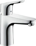 Waschtischmischer Hansgrohe Focus 100, Ausladung 119 mm, mit Zugstange, chrom -