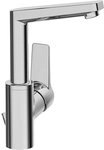 Waschtischmischer Hansa Hansatwist, Ausladung 130 mm, mit Zugstange, chrom - 09542203