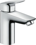Waschtischmischer Hansgrohe 100 Logis, Ausladung 108 mm, chrom - 71101000