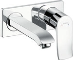 Wand-Waschtischmischer Hansgrohe Metris, Ausladung 225 mm, chrom - 31086000