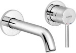 Wand-Waschtischarmatur Kludi Bozz, Ausladung 230 mm, chrom - 382450576