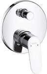 Unterputz-Wannenmischer Hansgrohe Focus, Rosette &Oslash; 150 mm mit R&uuml;ckflussverhinderer,