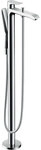 Wannenmischer Hansgrohe Metris bodenstehend mit Handbrause, Ausladung 209 mm, chrom -