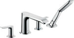 4-Loch Wannenrandmischer Hansgrohe Metris, Ausladung 211 mm, chrom - 31442000