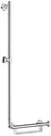 Brausestange Hansgrohe Unica Comfort 1100 mm, wei&szlig;/chrom mit Korb, Links - 26403400