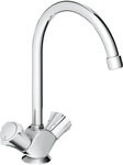 Zweigriff-Sp&uuml;ltischmischer Grohe Costa Schwenkauslauf, Ausladung 182 mm, chrom -