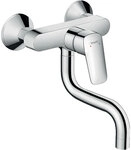 Wand-Sp&uuml;ltischmischer Hansgrohe Logis M31 mit Schwenkauslauf, Ausladung 209 mm,