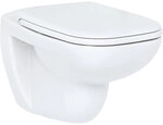Combi-Pack Duravit D-Code Wand-Tiefsp&uuml;l-WC, sp&uuml;lrandlos mit Softclose WC-Sitz,