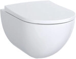 Wand-Tiefsp&uuml;l-WC Geberit Acanto 350 x 510 x 335 mm, sp&uuml;lrandlos, mit Kera-Tect,