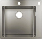 Einbausp&uuml;le Hansgrohe 450 S711-F450 Becken 450 x 400 mm mit Exzenterbohrung -