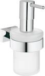 Seifenspender mit Wandhalter Grohe Essentials Cube, chrom - 40756001