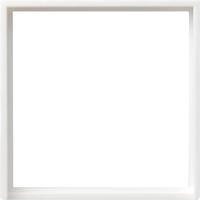 Adapterrahmen 50 x 50 GIRA System 55 Reinwei&szlig;-gl&auml;nzend