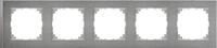 M-Pure, Decor Rahmen, 5-fach, Edelstahl