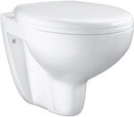 Wand-Tiefsp&uuml;l-WC Grohe Bau 368 x 363 x 531 mm, sp&uuml;lrandlos, Keramik, wei&szlig; -