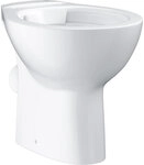 Stand-Tiefsp&uuml;l-WC Grohe Bau 356 x 400 x 515 mm, sp&uuml;lrandlos, Keramik, wei&szlig; -