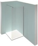 Walk-In Glasduschwand H&uuml;ppe Design Pure mit Wandprofil, 1190-1210 x 2000 x 6 mm -