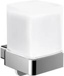 Fl&uuml;ssigseifenspender emco loft, mit St&uuml;lpbecher, chrom - 052100103