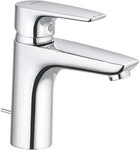 Waschtischmischer KLUDI PURE & SOLID 100 mm, mit Zugstange, chrom - 342900575