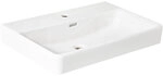 Waschtisch Laufen PRO S 650 x 175 x 465 mm, mit &Uuml;berlauf, wei&szlig; - H8109640001041