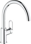 Sp&uuml;ltischmischer Grohe BauFlow Schwenkauslauf, Ausladung 223 mm, chrom - 31538001