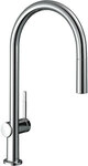 Sp&uuml;ltischmischer Hansgrohe 210 Talis M54 mit herausziehbarem Auslauf, Ausladung 223