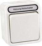 Merten E0800301, Merten Heizung-Notschalter Aufputz - Aus/Wechsel - IP 44 -