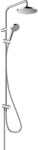 Brause-System Hansgrohe 200 Vernis Blend Reno Handbrause + Kopfbrause &Oslash; 205 mm,
