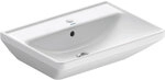 Waschtisch Duravit D-Neo, 650 x 170 x 440 mm, mit &Uuml;berlauf, 1 Hahnloch mittig, wei&szlig;