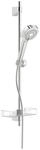 Brause-Set Hansabasicjet Style Brausestange 764 mm, 3 Strahlarten, chrom - 44770131