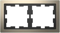 D-Life Metallrahmen, 2-fach, Nickelmetallic