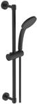 Brause-Set Ideal Standard Idealrain 600 mm, 1 Strahlart, schwarz matt - BD142XG