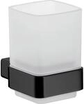 Glashalter emco loft, Glasteil satiniert, schwarz - 052013300
