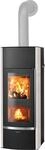 Kaminofen Oranier Hektos Aqua, wasserf&uuml;hrend, Keramik Namib / Stahl schwarz, 10,5 kW