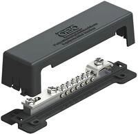 Potentialausgleichsschiene schwarz UV-best&auml;ndig - 7 x bis 25 mm&sup2;