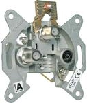 Unterputz-Antennendose Schwaiger 3-loch - 2 x F-Buchse, 1 x IEC Buchse