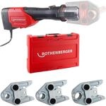 ROTHENBERGER ROMAX 3000 AC 230 V Pressmaschine inkl. System-Box und Pressbacken TH