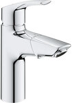 Waschtischmischer Grohe Eurosmart M-Size, Ausladung 121 mm, mit Pop-Up Ablauf, chrom