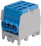 Hauptleitungs-Abzweigklemme - blau, 2x Eingang 25 mm&sup2; 4x Ausgang 16 mm&sup2;, 1-polig