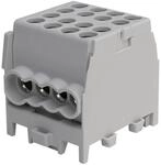 Hauptleitungs-Abzweigklemme - grau, 2x Eingang 25 mm&sup2; 6x Ausgang 16 mm&sup2;, 1-polig