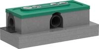 Hansgrohe uBox universal Grundk&ouml;rper f&uuml;r Duschrinne, f&uuml;r Standardinstallation -