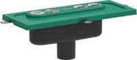 Hansgrohe uBox universal Grundk&ouml;rper f&uuml;r Duschrinne, vertikale Installation -